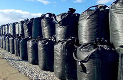 Weather resistant large size sand bags